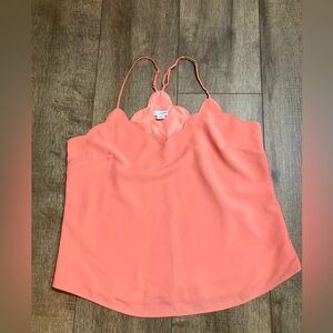 J Crew women’s 14 scalloped neckline racerback tank